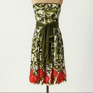 We Love Vera Anthropologie strawberry sundress